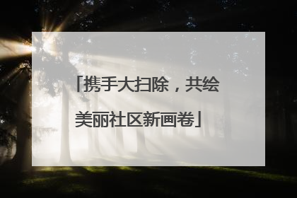 携手大扫除，共绘美丽社区新画卷